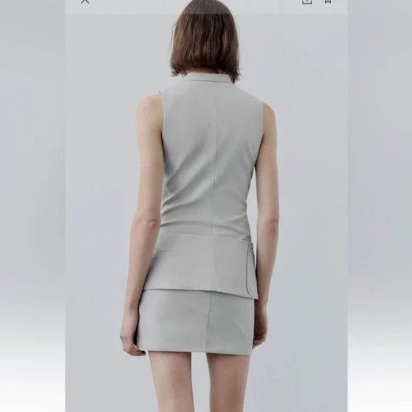 ZARA BELTED SHORT DRESS WITH POCKETS - Picture 9 of 11